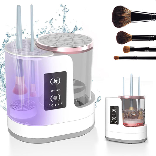 🌐Electric Makeup Brush Cleaner Rechargeable Makeup Brushes Cleaning Tool Automatic Makeup Brush Cleaning Stand Device