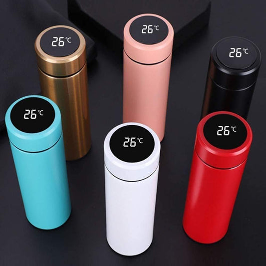 LED Temperature Display Flask