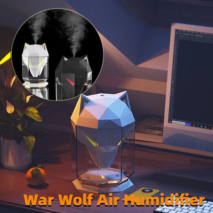 🌐War Wolf Air Humidifier Ultrasonic Air Diffuser Colorful Lights Humidifier Air Nano Spray Home Desktop Supplies