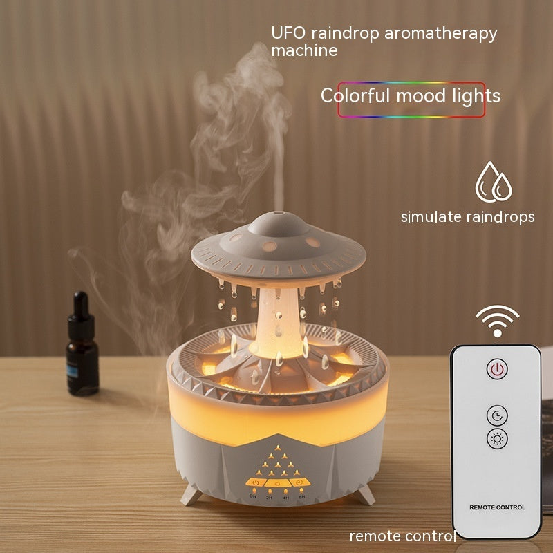 🌐New UFO Raindrop Humidifier Water Drop Air Humidifier USB Aromatherapy Essential Oils Aroma Air Diffuser Household Mist Maker Home Decor