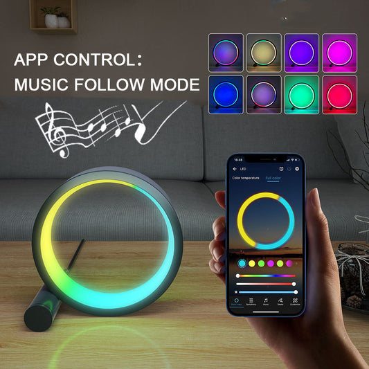 🌐Smart LED Night Light Led Music Rhythm Induction Colorful Atmosphere Light Room Decoration