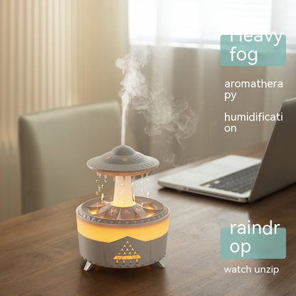 🌐New UFO Raindrop Humidifier Water Drop Air Humidifier USB Aromatherapy Essential Oils Aroma Air Diffuser Household Mist Maker Home Decor