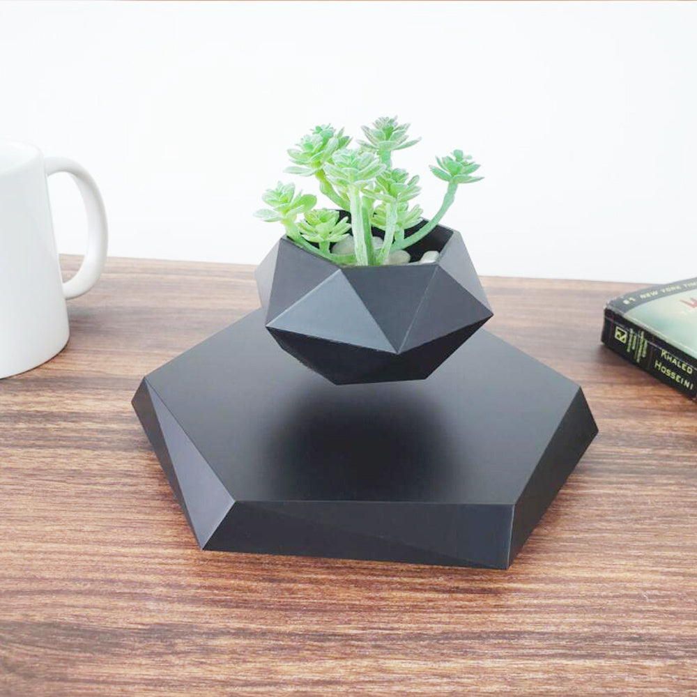 🌐Floating Magnetic Levitating Flower Pot Bonsai Air Plant Pot Planter Potted For Home Office Desk Decor Creative Gift